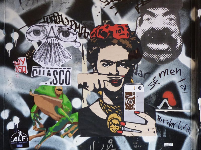Newspaper Collage Art